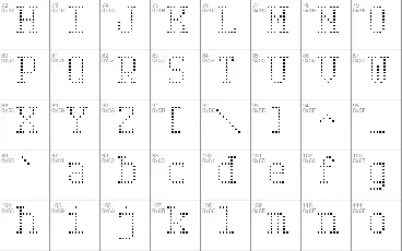 Serif Dot Digital-7 font