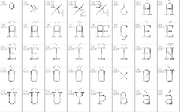 Serif Dot Digital-7 font