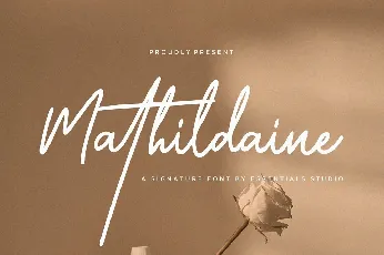 Mathildaine font