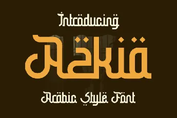 Azkia font