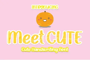 Meet Cute font