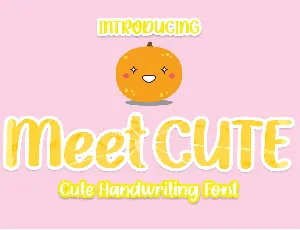 Meet Cute font