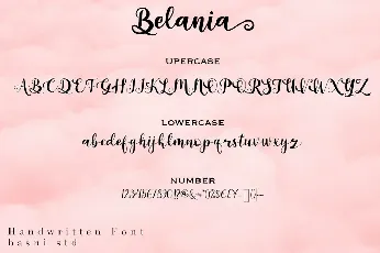 Belania font