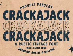 Crackajack font