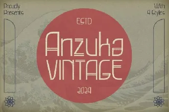 Anzuka Vintage font