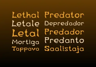 Ledhator Display font