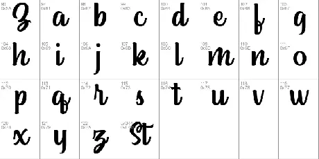 Standley font