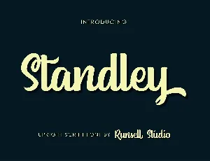 Standley font