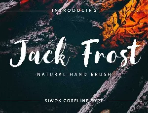 Jack Frost Brush Free Download font