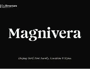 Magnivera font