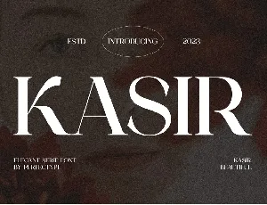 Kasir font