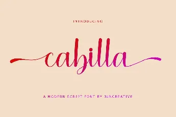 Cabilla font