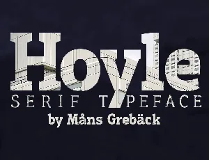 Hoyle Variable PERSONAL USE font