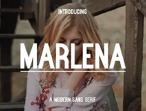 Marlena font