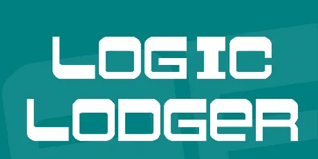 Logic lodger font