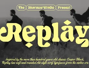 Replay font