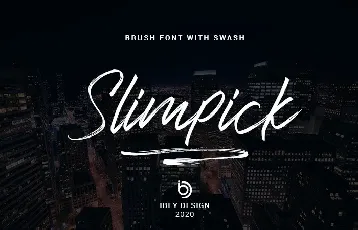 Slimpick font