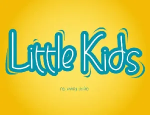 Little Kids Display font