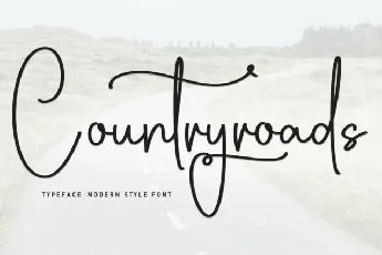 Countryroads Script font