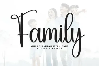 Family Script font