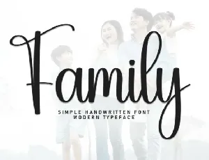 Family Script font