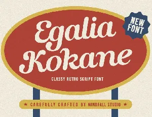 Egalia Kokane font