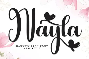 Nayla Display font