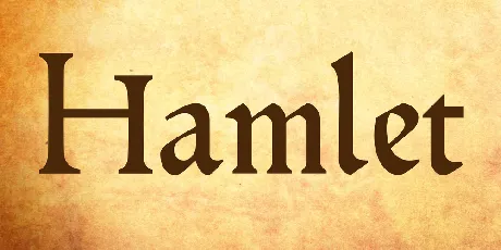 Hamlet font