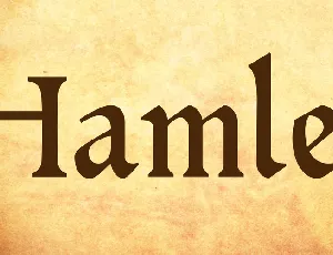 Hamlet font