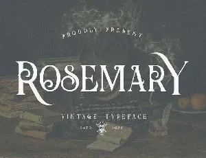 Rosemary Free font