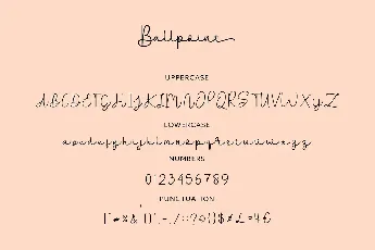 Ballpoints font