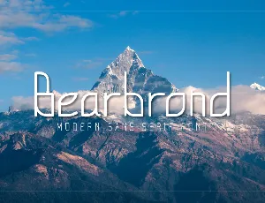 Bearbrond font