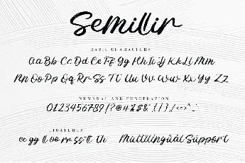 Semillir font