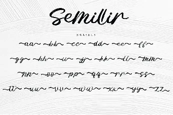 Semillir font