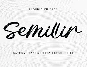 Semillir font