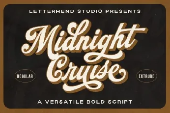 Midnight Cruise font