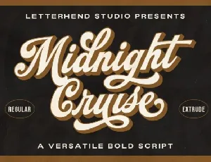 Midnight Cruise font