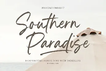 Southern Paradise font