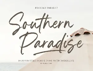 Southern Paradise font