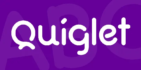 Quiglet font