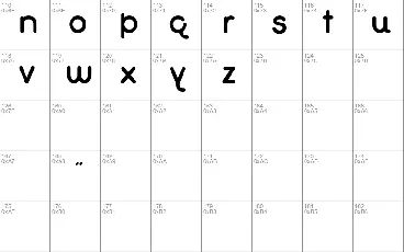 Quiglet font