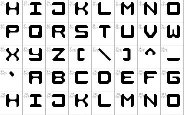 Square Metal-7 font