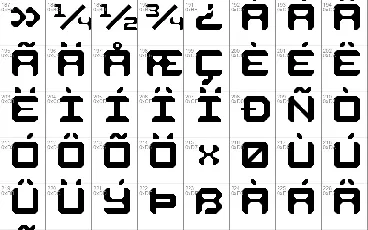 Square Metal-7 font