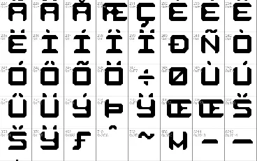 Square Metal-7 font