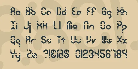 Zoetrope BRK font