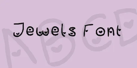 Jewels Font