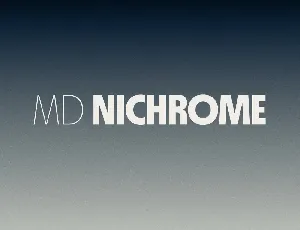 MD Nichrome Family font