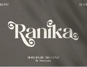 Ranika font