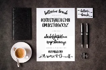 Bellerine Brush font