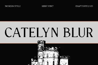 Catelyn Blur font